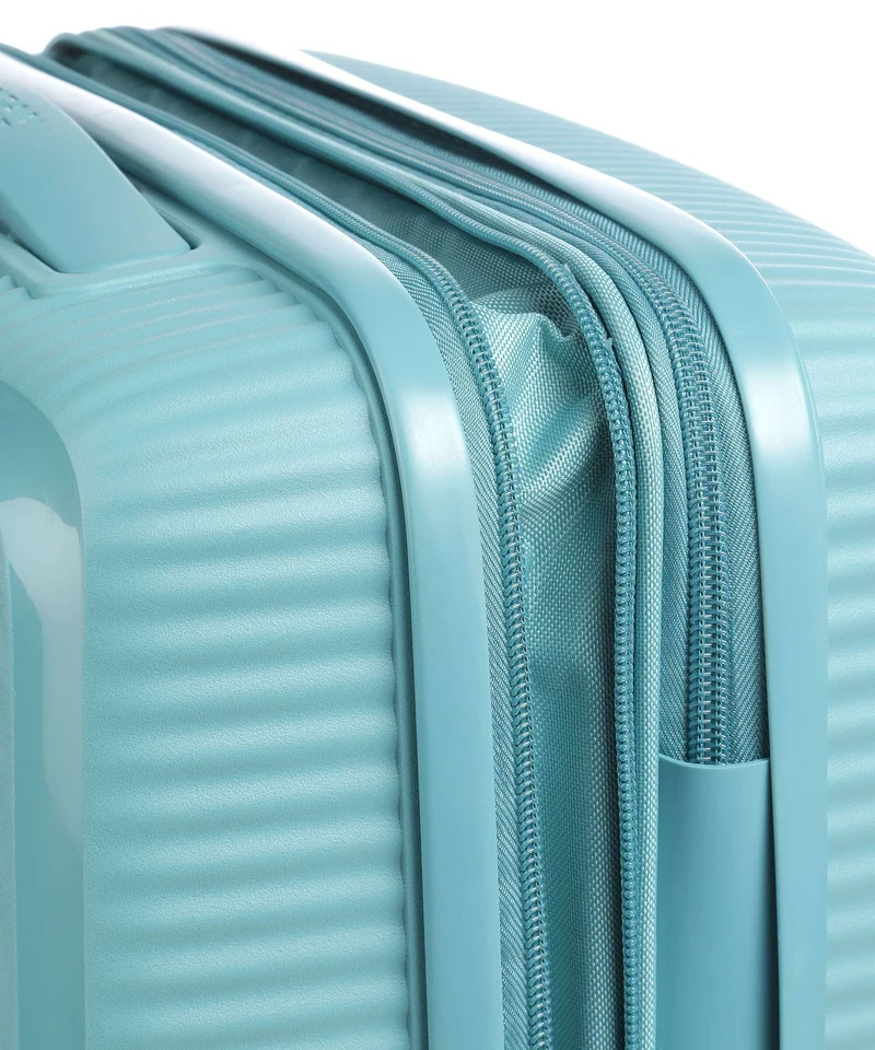 American Tourister Soundbox 4-Rollen Trolley turquoise tonic