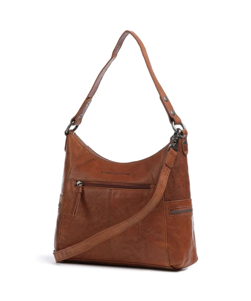 Spikes & Sparrow Bronco Beuteltasche brandy