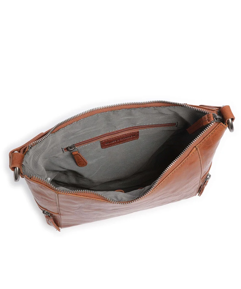 Spikes & Sparrow Bronco Beuteltasche brandy