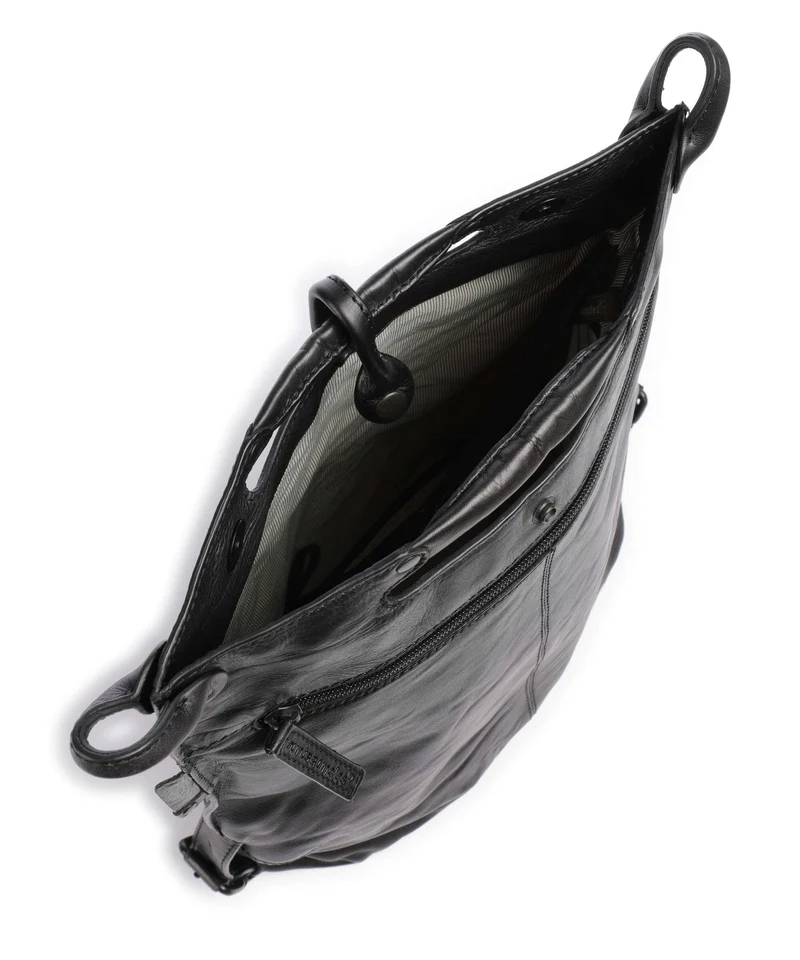 Aunts & Uncles Grandma's Luxury Club Mrs. Pancake Schultertasche jet black