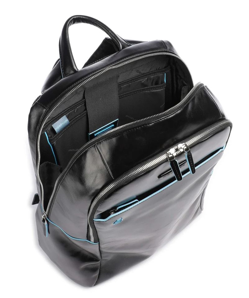 Piquadro Blue Square Laptop-Rucksack nero