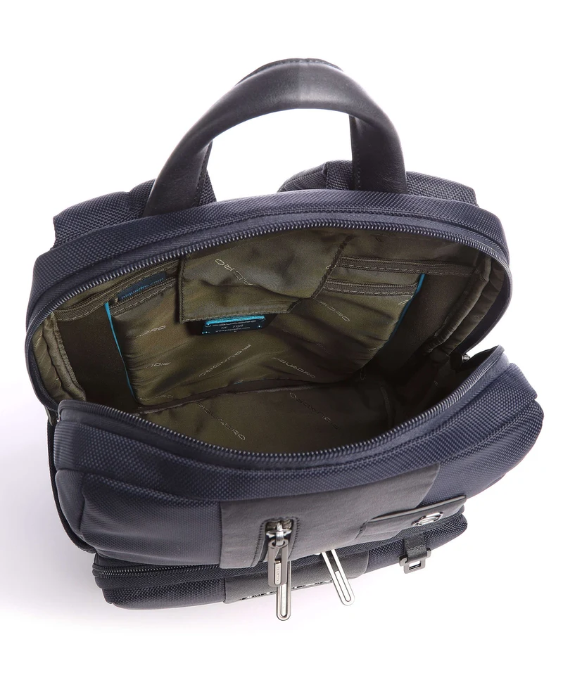 Piquadro Brief 2 Laptop-Rucksack blue