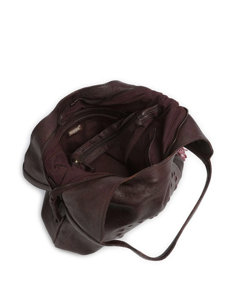 Taschendieb Wien Herzoggasse 3 Schultertasche mokka