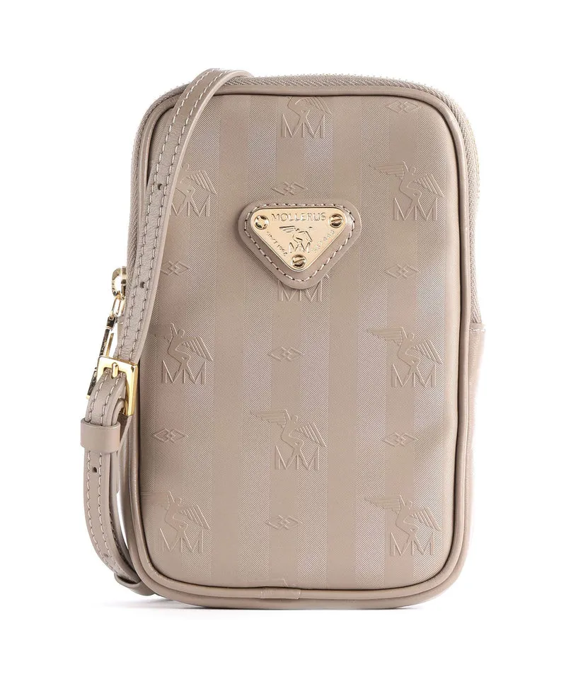 Maison Mollerus Vinerus Wildhorn Handytasche taupe