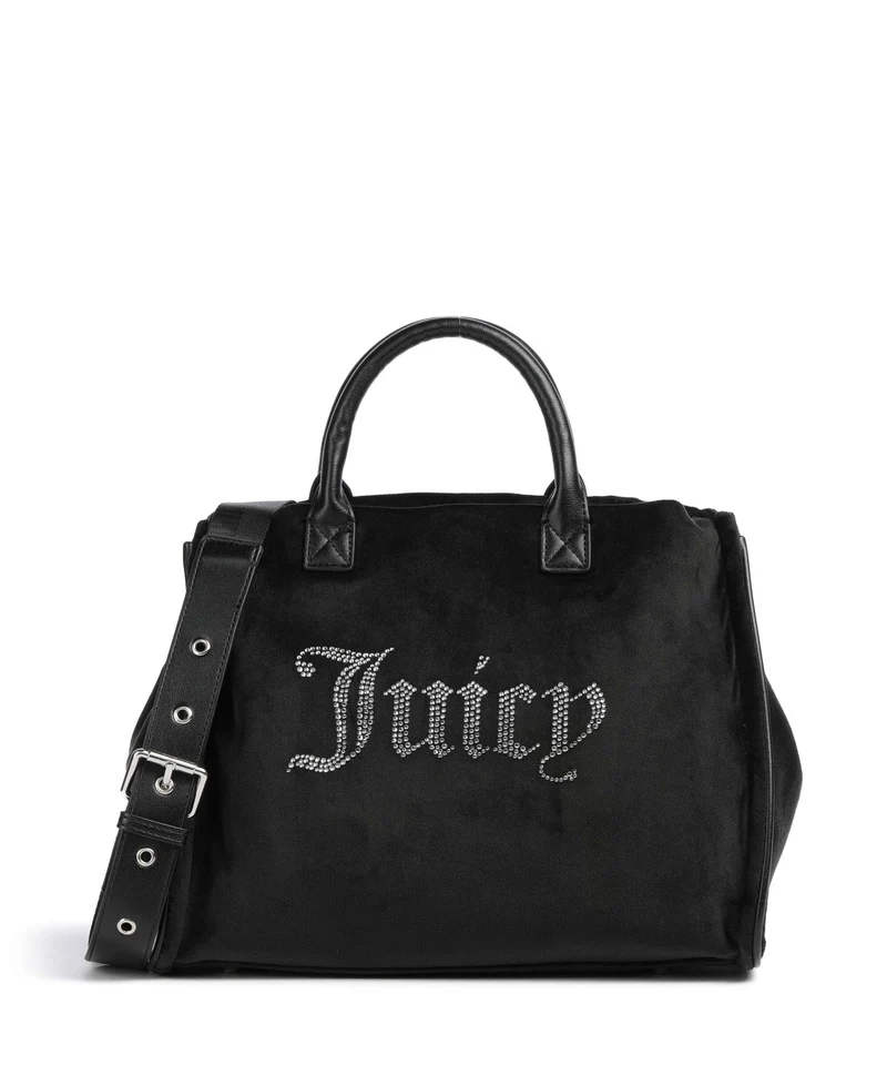Juicy Couture Iris Velvet M Handtasche black