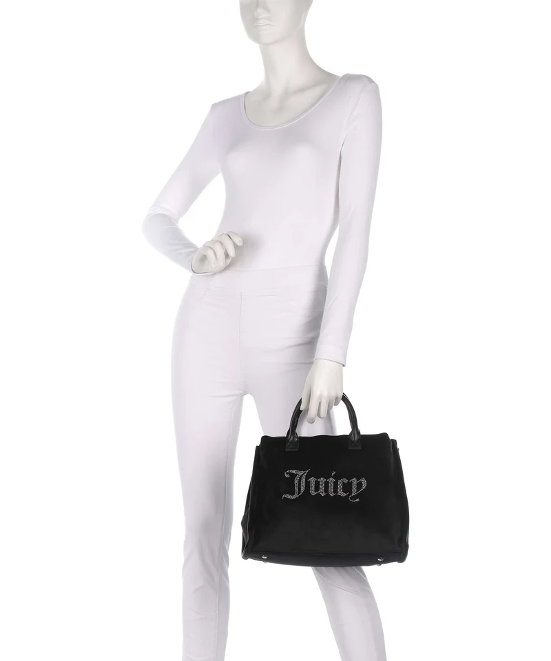 Juicy Couture Iris Velvet M Handtasche black
