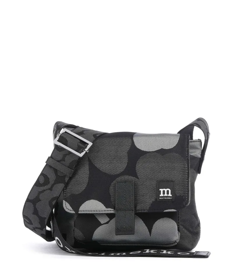 Marimekko Unikko Mini Umhängetasche grey/dark grey/black