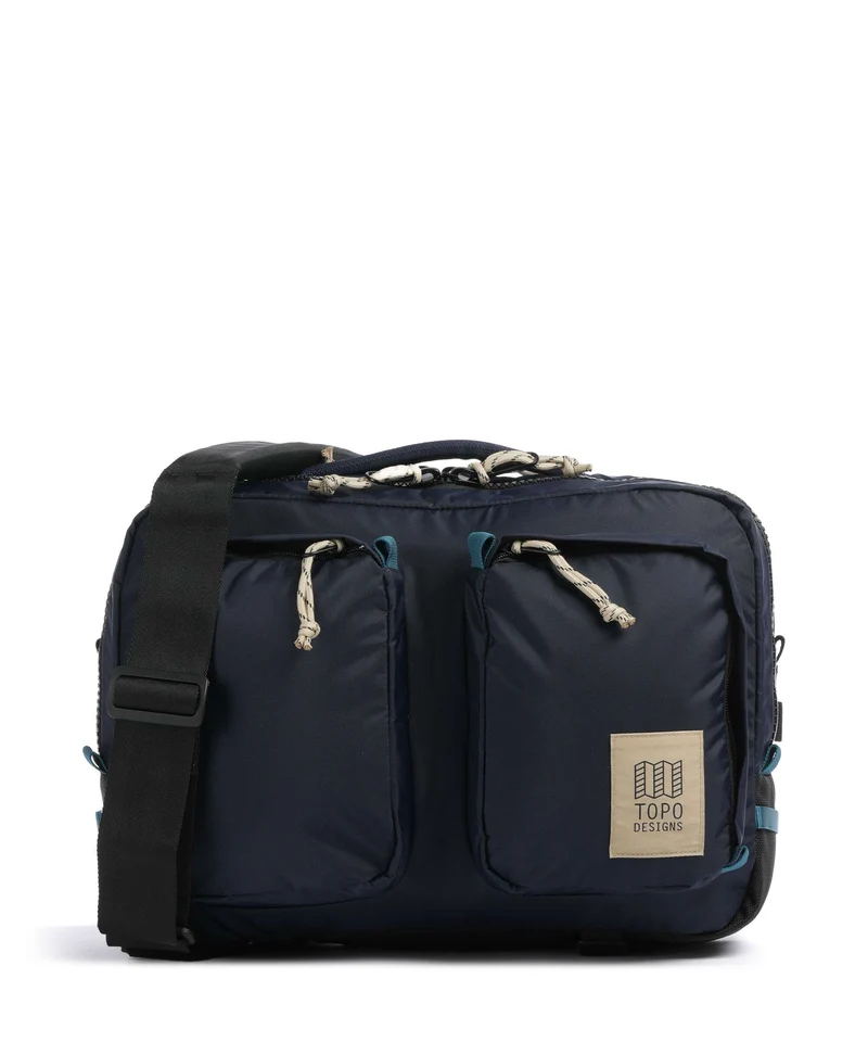 Topo Designs Global Aktentasche navy/sahara