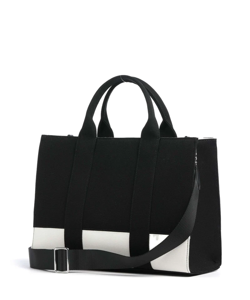 Karl Lagerfeld K/Rue St Guillaume Medium Handtasche cannoli cream/black
