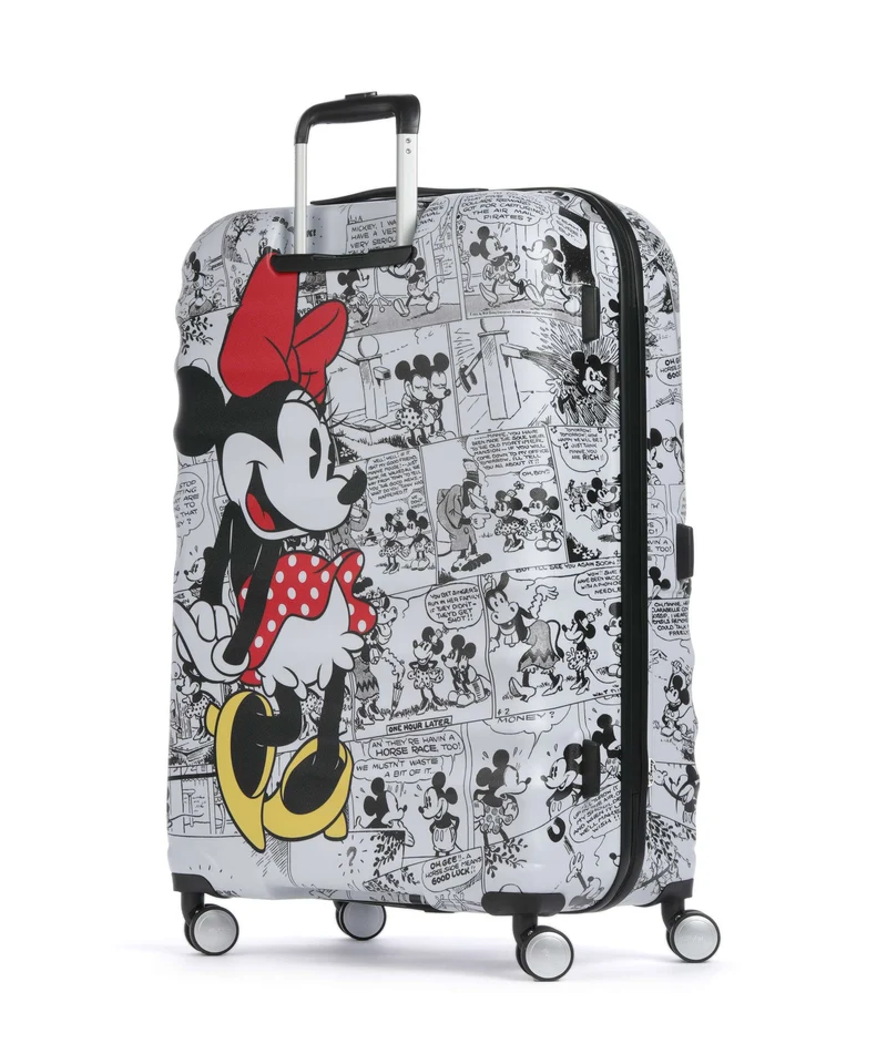 American Tourister Wavebreaker Disney 4-Rollen Trolley minnie comics/white