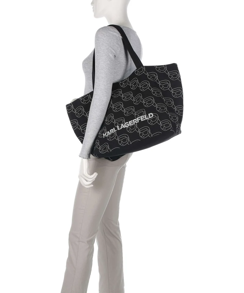 Karl Lagerfeld Ikon Shopper black/white