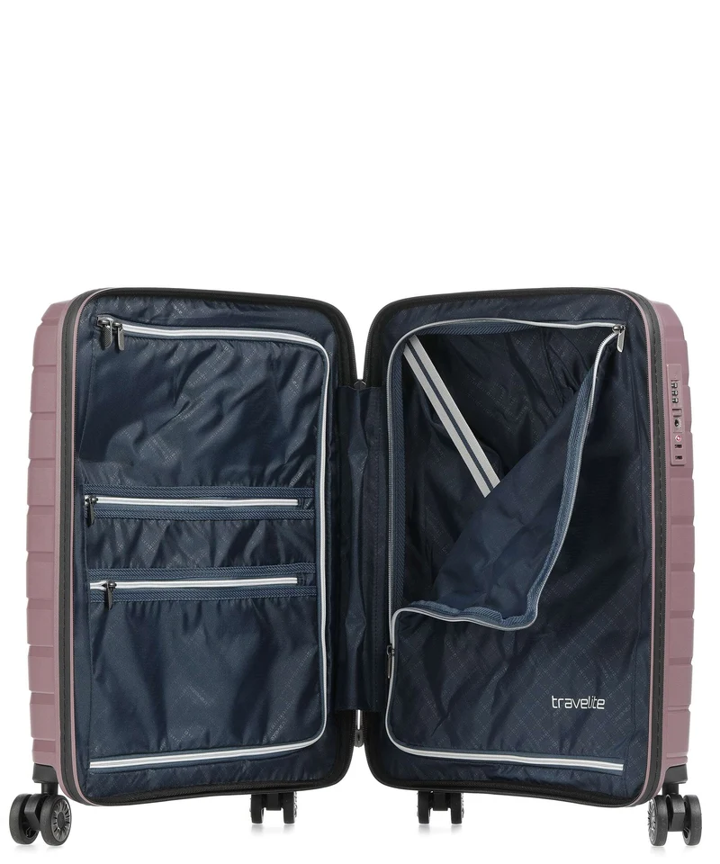 Travelite Air Base 4-Rollen Trolley flieder