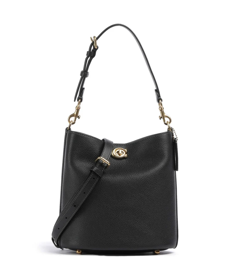 Coach Willow Soft 19 Beuteltasche black