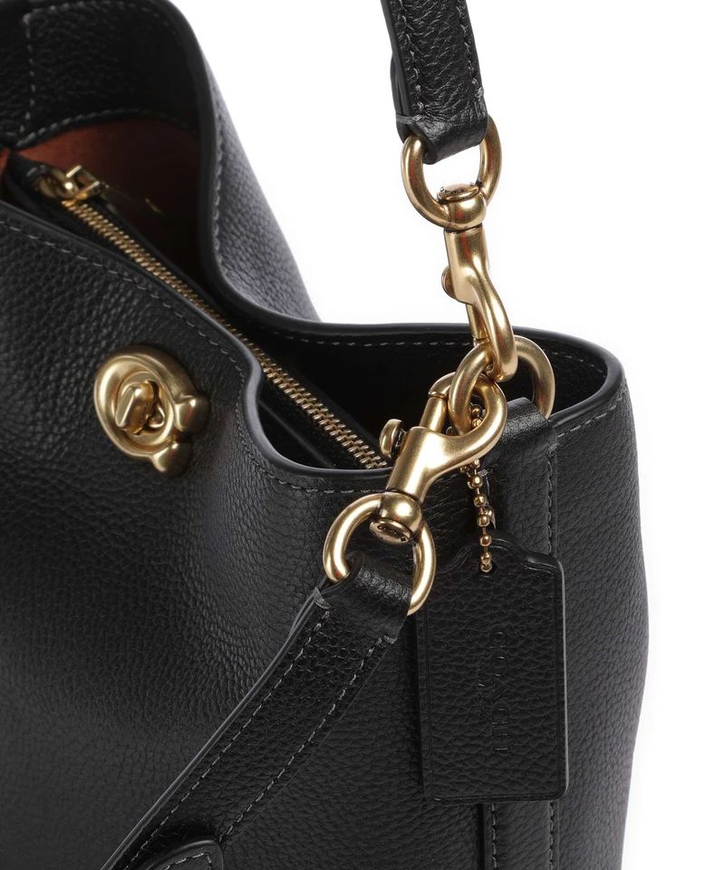 Coach Willow Soft 19 Beuteltasche black