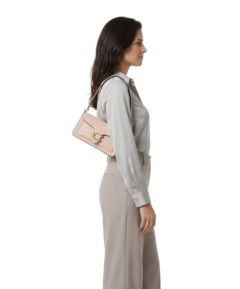 Coach Tabby 20 Schultertasche cream