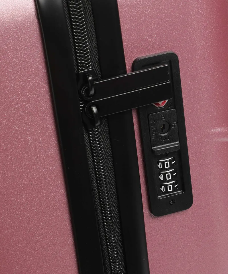 Valentino Bags Mars 4-Rollen Trolley rosa antico