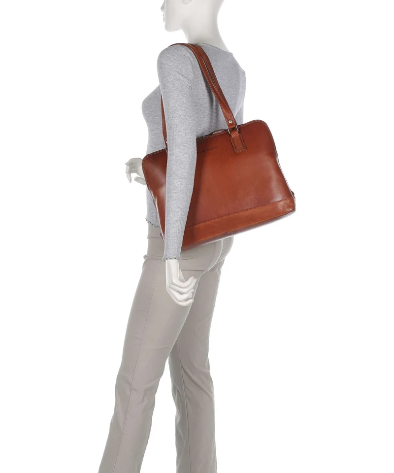 The Chesterfield Brand Novum Selvino Schultertasche cognac
