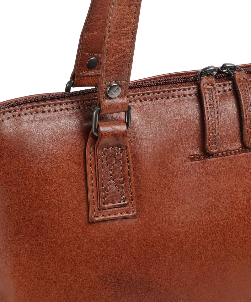 The Chesterfield Brand Novum Selvino Schultertasche cognac