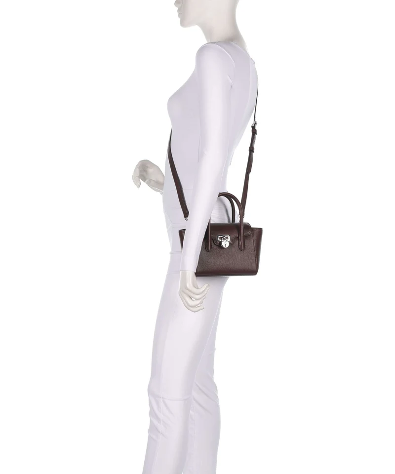 Lauren Ralph Lauren Tanner Small Umhängetasche dark hickory