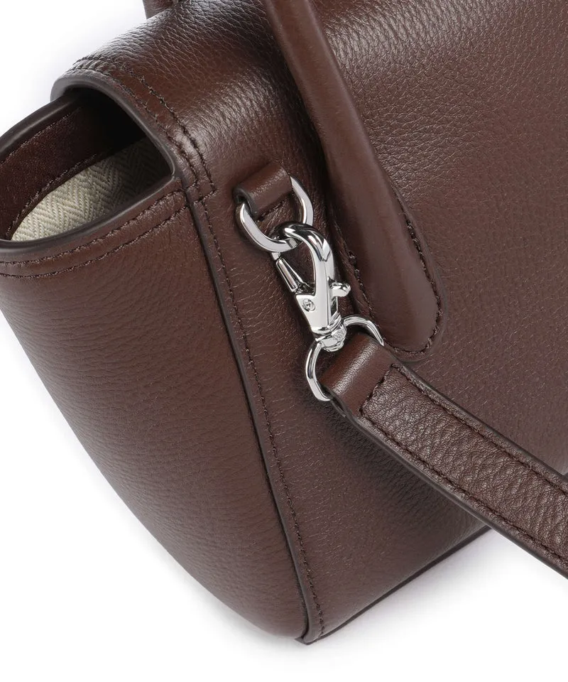 Lauren Ralph Lauren Tanner Small Umhängetasche dark hickory