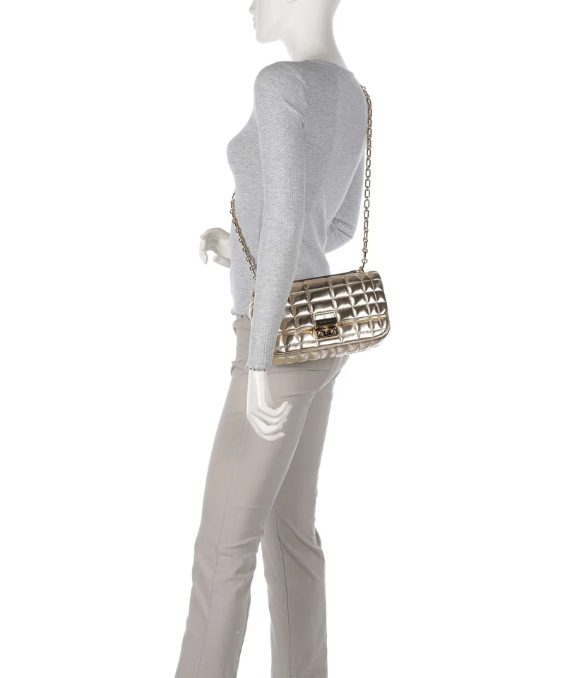 Michael Kors Tribeca Schultertasche pale gold