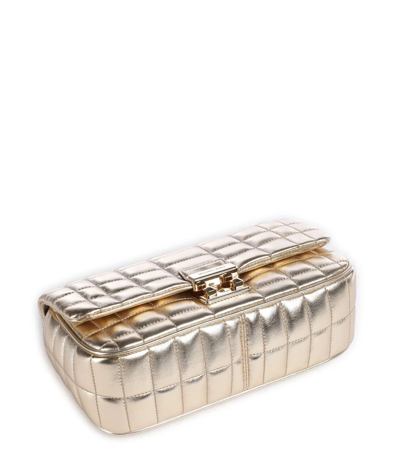 Michael Kors Tribeca Schultertasche pale gold