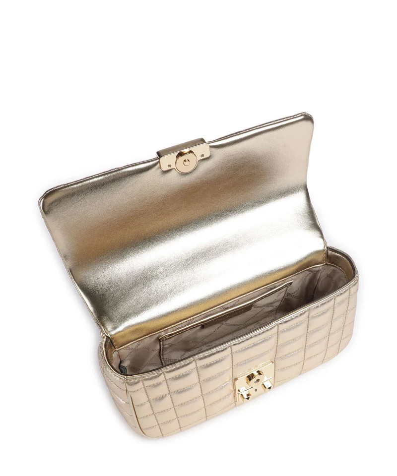 Michael Kors Tribeca Schultertasche pale gold