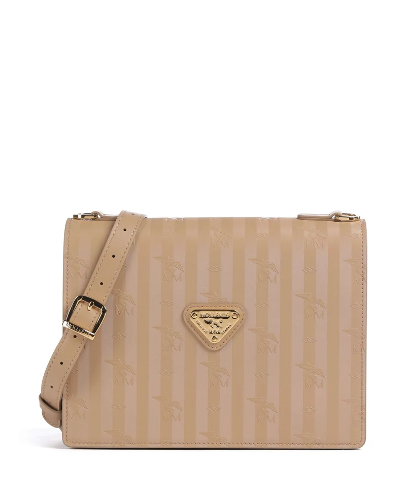 Maison Mollerus Vinerus Wil Umhängetasche cappuccino beige/nastro