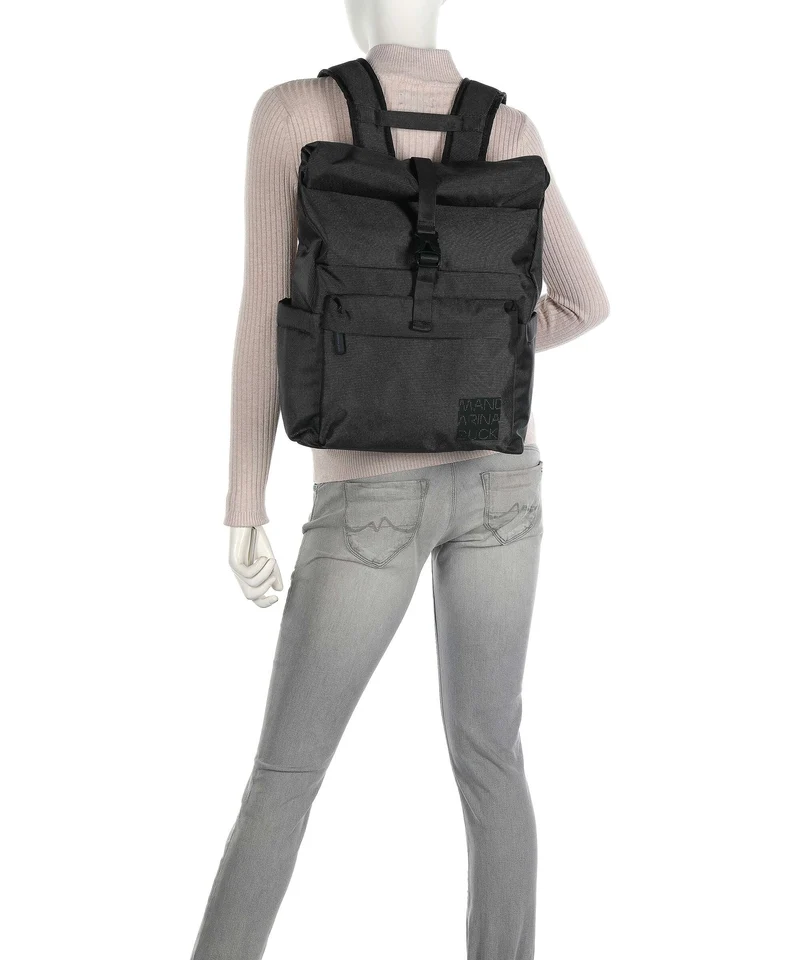 Mandarina Duck District Rolltop Rucksack black ink