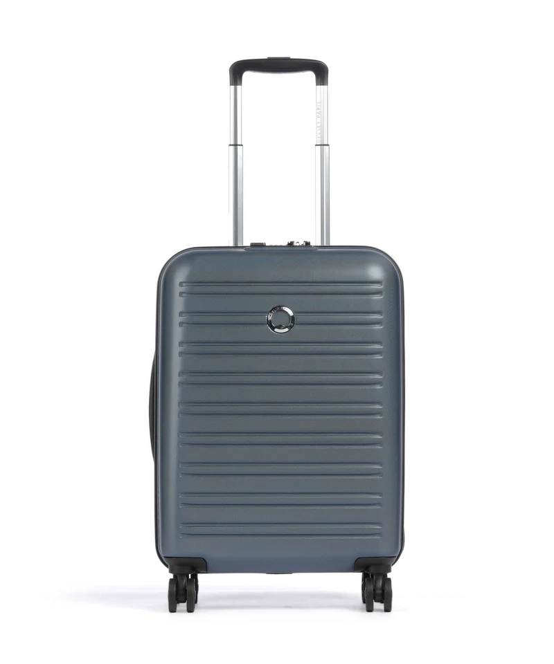 Delsey Paris Segur 2.0 Slim Line 4-Rollen Trolley blau