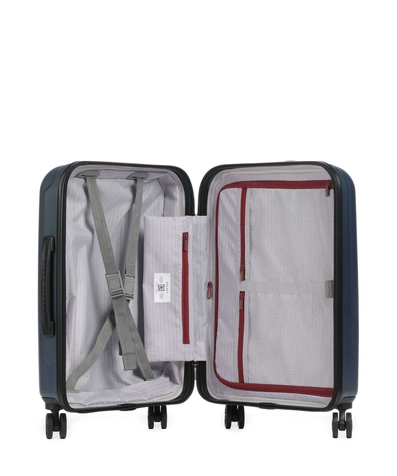 Delsey Paris Segur 2.0 Slim Line 4-Rollen Trolley blau