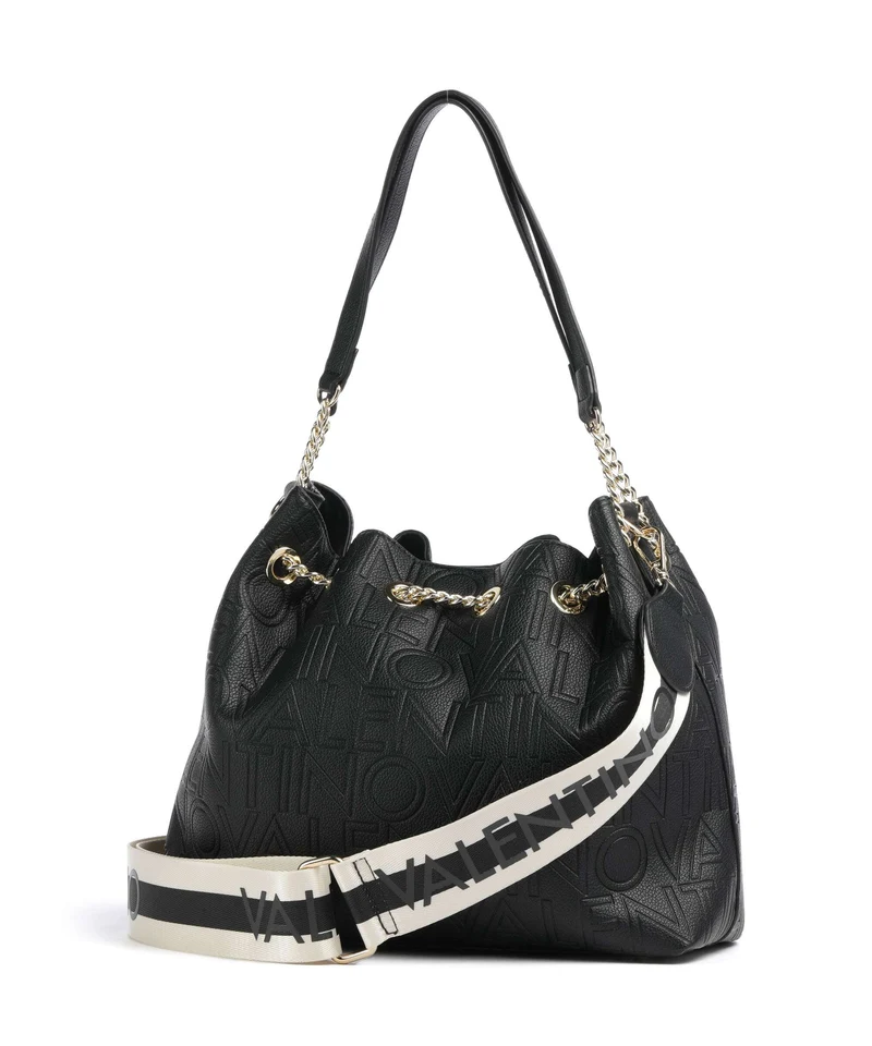 Valentino Bags Pansy Bucket Handtasche nero