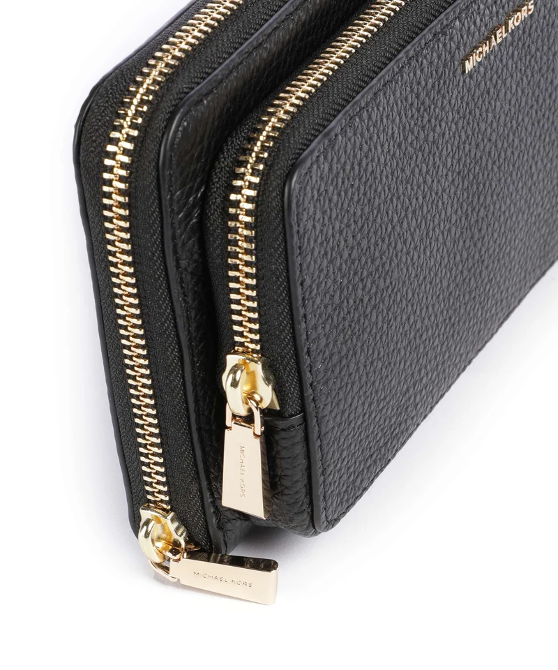 Michael Kors Jet Set Large Continental Umhängetasche black