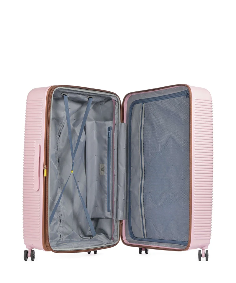 Delsey Paris Freestyle 4-Rollen Trolley hellrosa