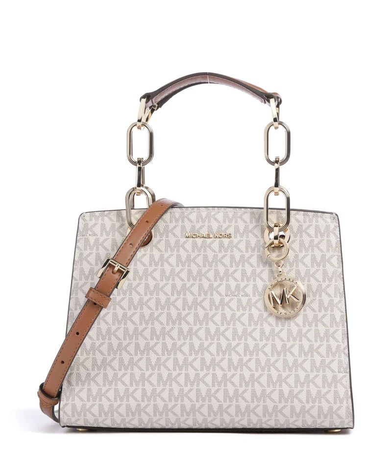 Michael Kors Cynthia Handtasche vanilla/acorn