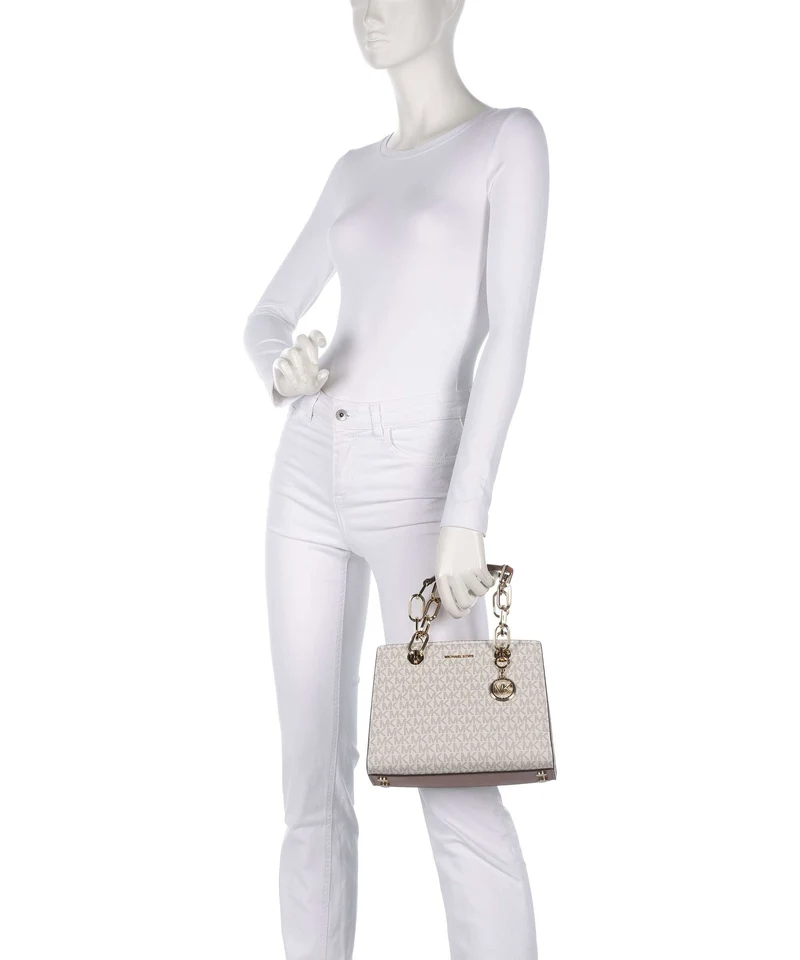 Michael Kors Cynthia Handtasche vanilla/acorn