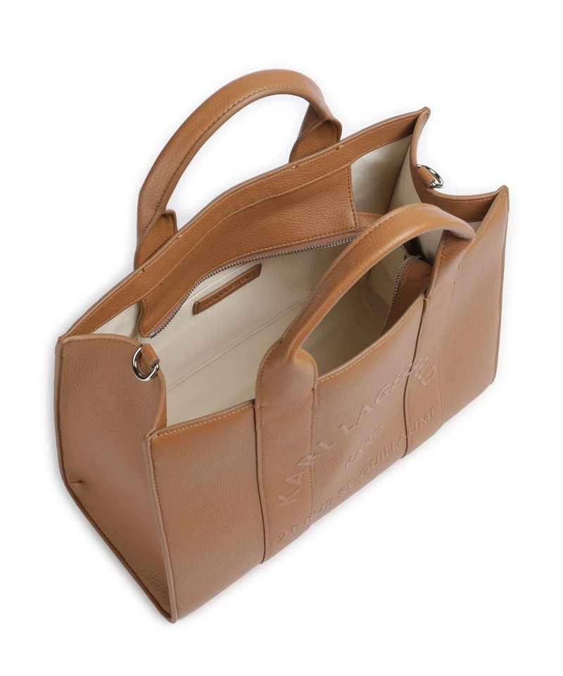Karl Lagerfeld K/Rue St Guillaume Medium Handtasche caramel