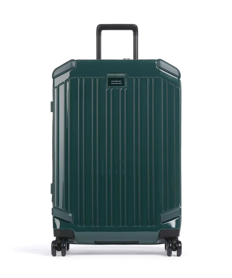 Piquadro POP 4-Rollen Trolley green