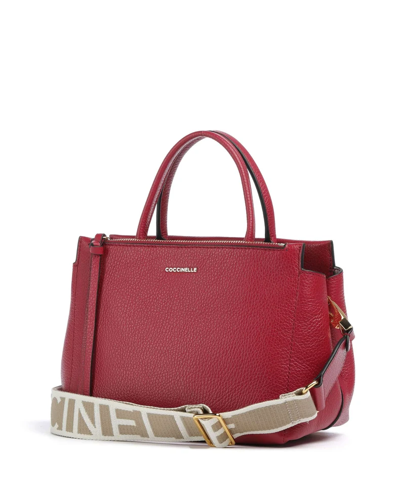 Coccinelle Arlettis Signature Handtasche sangria