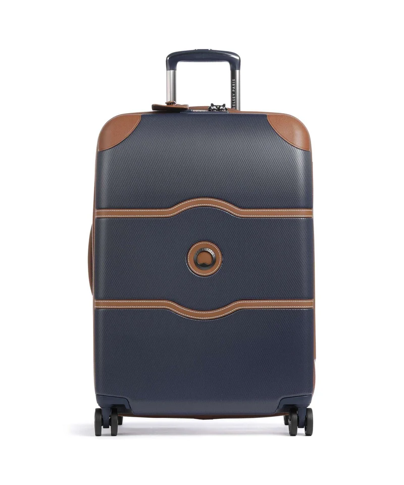 Delsey Paris Chatelet Air 2.0 4-Rollen Trolley marineblau
