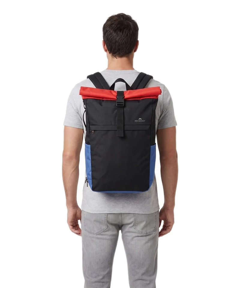 Doughnut Reborn Jetpack Rolltop Rucksack black/grapefruit