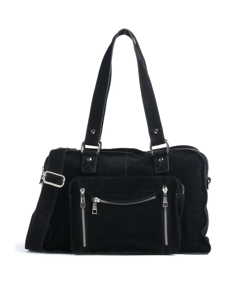 Núnoo New Suede Mille Shopper black