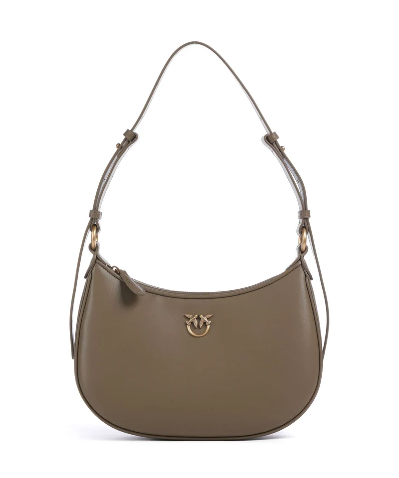 Pinko Half Moon Mini Schultertasche scricciolo/antique gold