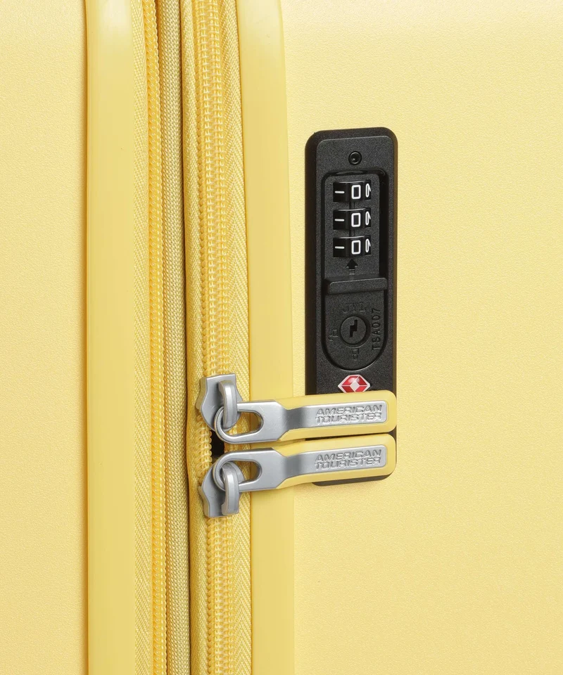 American Tourister Dynabelt 4-Rollen Trolley sunny yellow