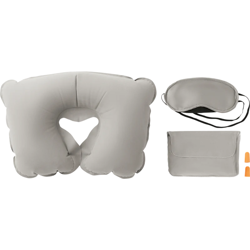 Travel Set with Pillow, Eye Mask & Earplugs