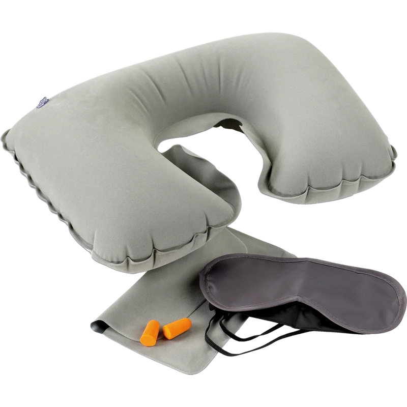 Travel Set with Pillow, Eye Mask & Earplugs