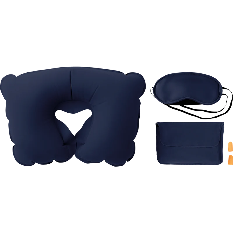 Travel Set with Pillow, Eye Mask & Earplugs