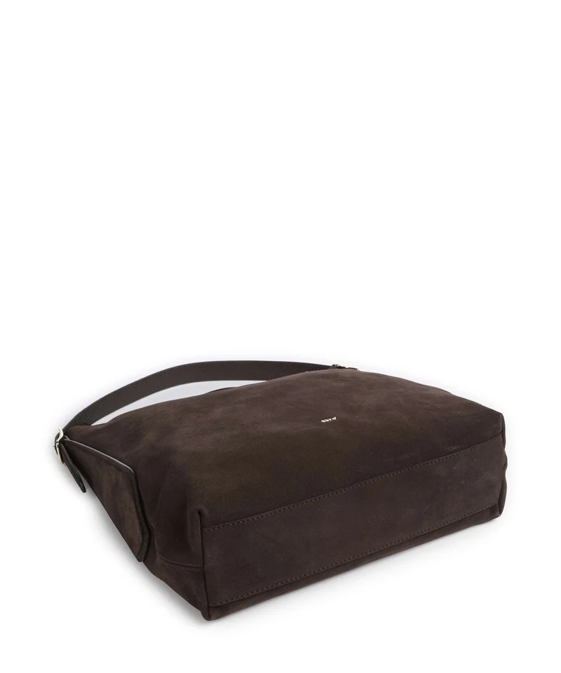 Abro Suede Carina Beuteltasche dark brown