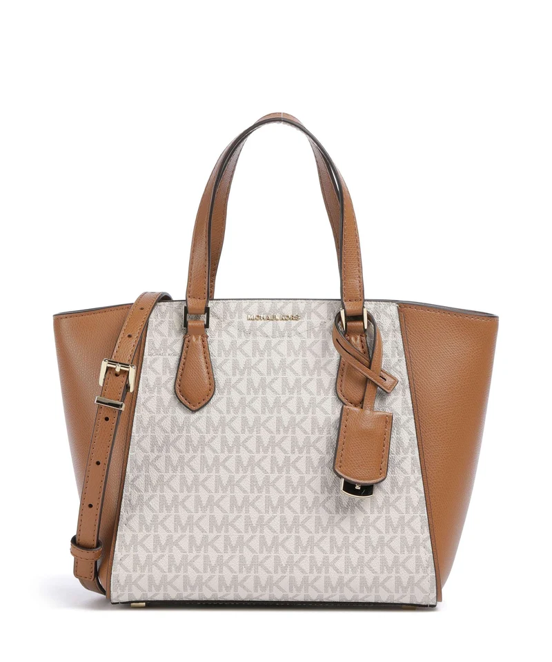 Michael Kors Taryn Handtasche vanilla/acorn