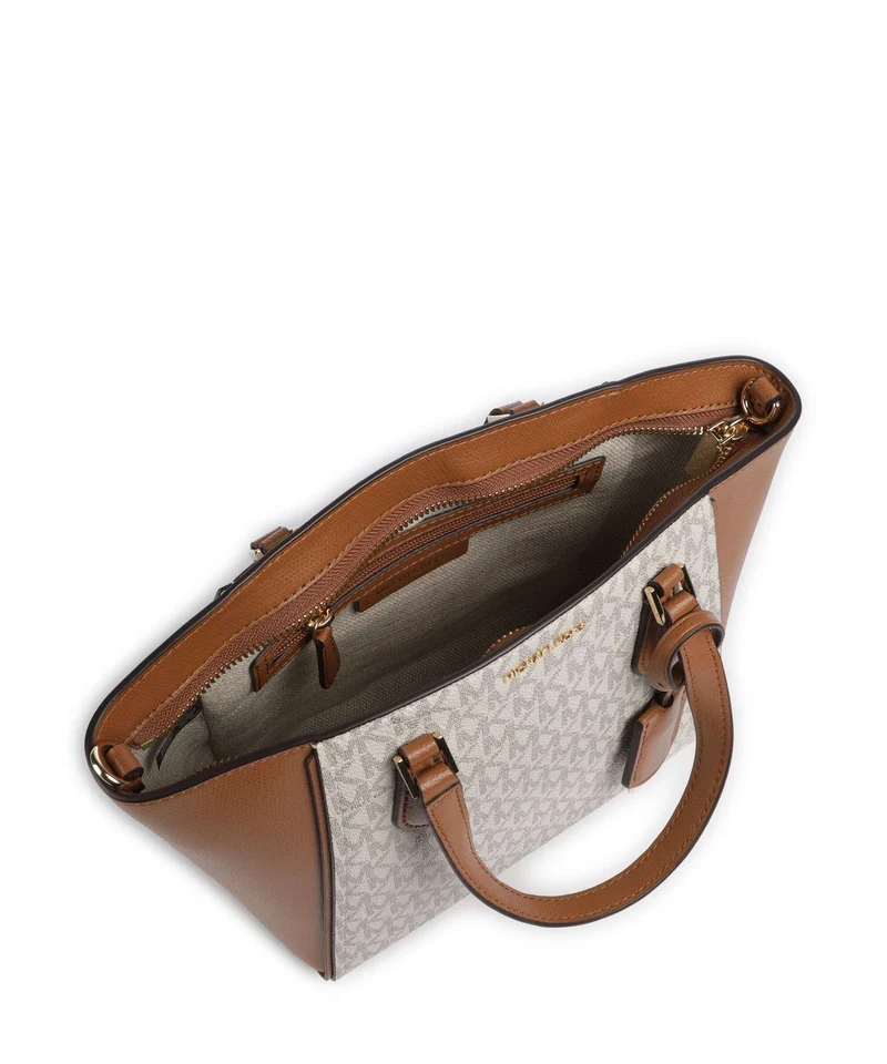 Michael Kors Taryn Handtasche vanilla/acorn